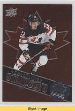 2022 Upper Deck Team Canada Juniors Sparkling Standouts Mavrik Bourque READ 4wd