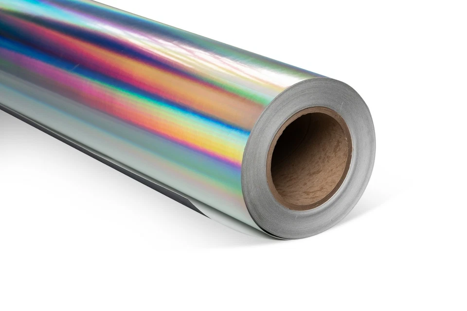 6.0mil Rainbow Holographic Neo Chrome Vinyl Film Long Lasting For Stickers Decal - Image 2 of 4