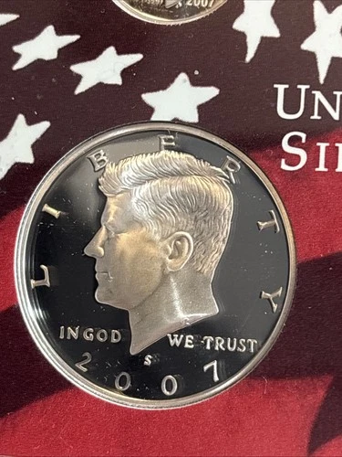 2007 S Silver Proof Kennedy Half Dollar From Proof Set FREE SHIPPING