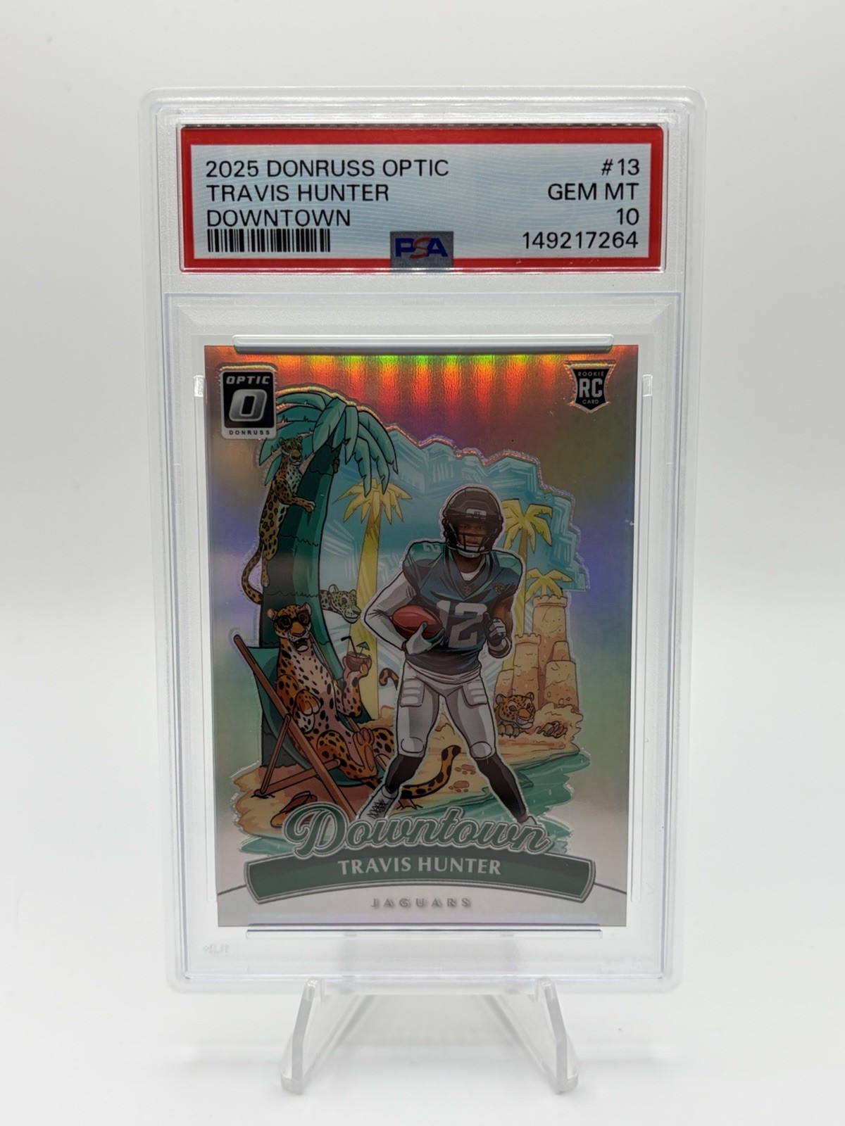 Travis Hunter Panini Donruss Optic Downtown #13 Base