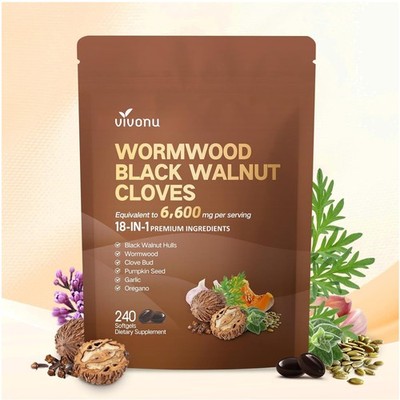 18-in-1 Black Walnut Wormwood Cleanse 240 Softgels