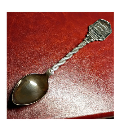 Souvenir Spoon Ogallala Nebraska Keith County Mansion on the Hill Design