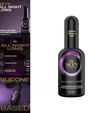 Silicone Lubricant Long Lasting 2.7 oz Non-Sticky Gel For Couples Condom Safe