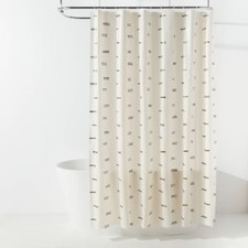 13pc PEVA Waves Shower Curtain with Rings Set Ebony