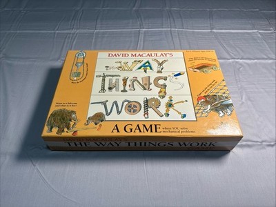David Macaulay's The Way Things Work STEM Educational Board Game Used