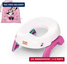 Disney Minnie Mouse 2-in-1 My Travel Potty by Bright Starts, Freestanding Potty