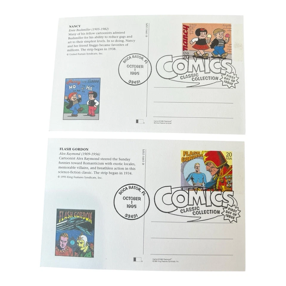 “Comic Strip Classics” 1995 First Day Cover, Postcards (Set Of 20) - Image 4 of 4
