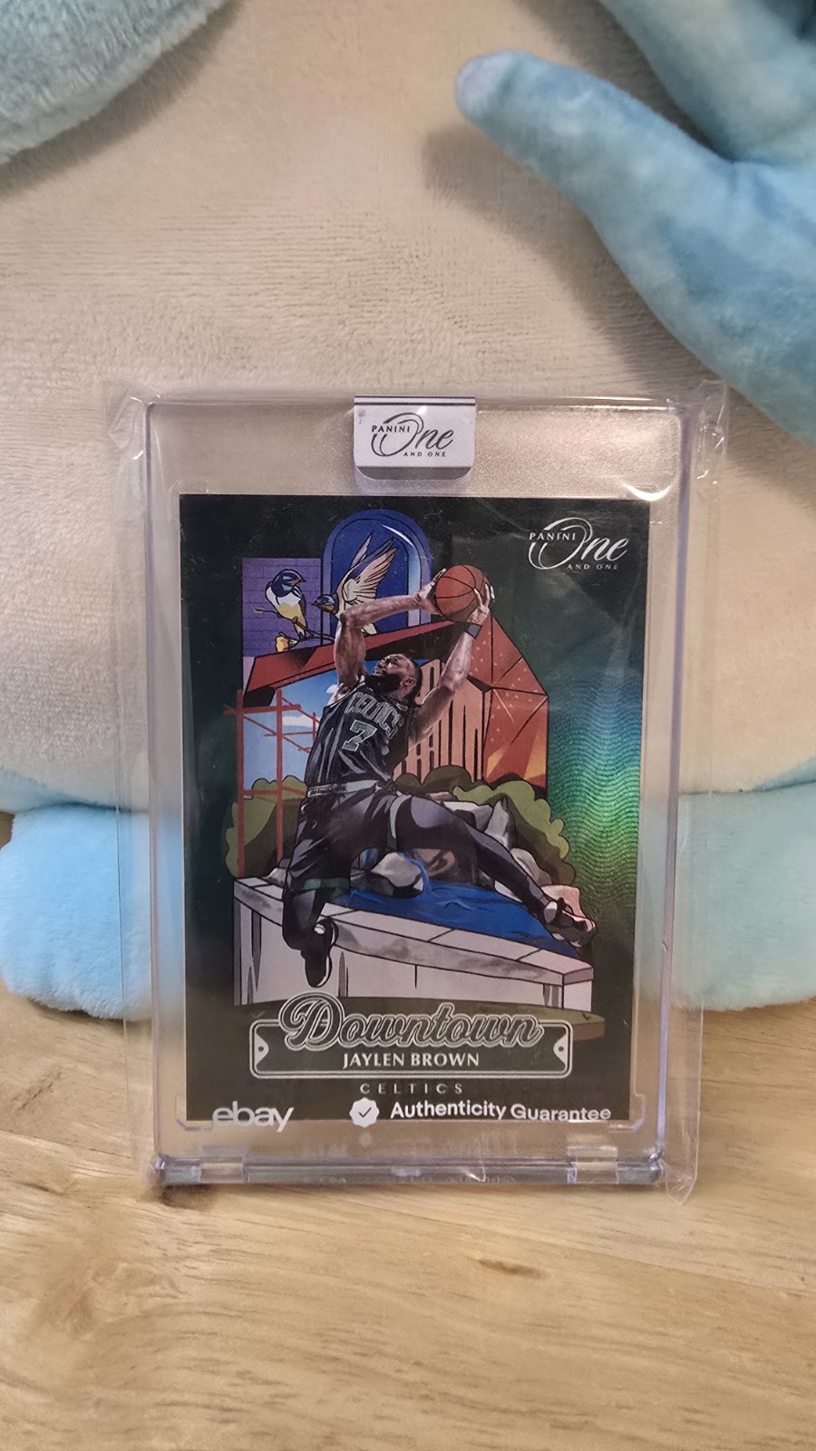2024-25 Panini One And One Jaylen Brown Downtown Case Hit SSP