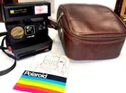 Polaroid 660 Land Autofocus Camera W/ Strap, Bag & Booklet -Takes 600 Film