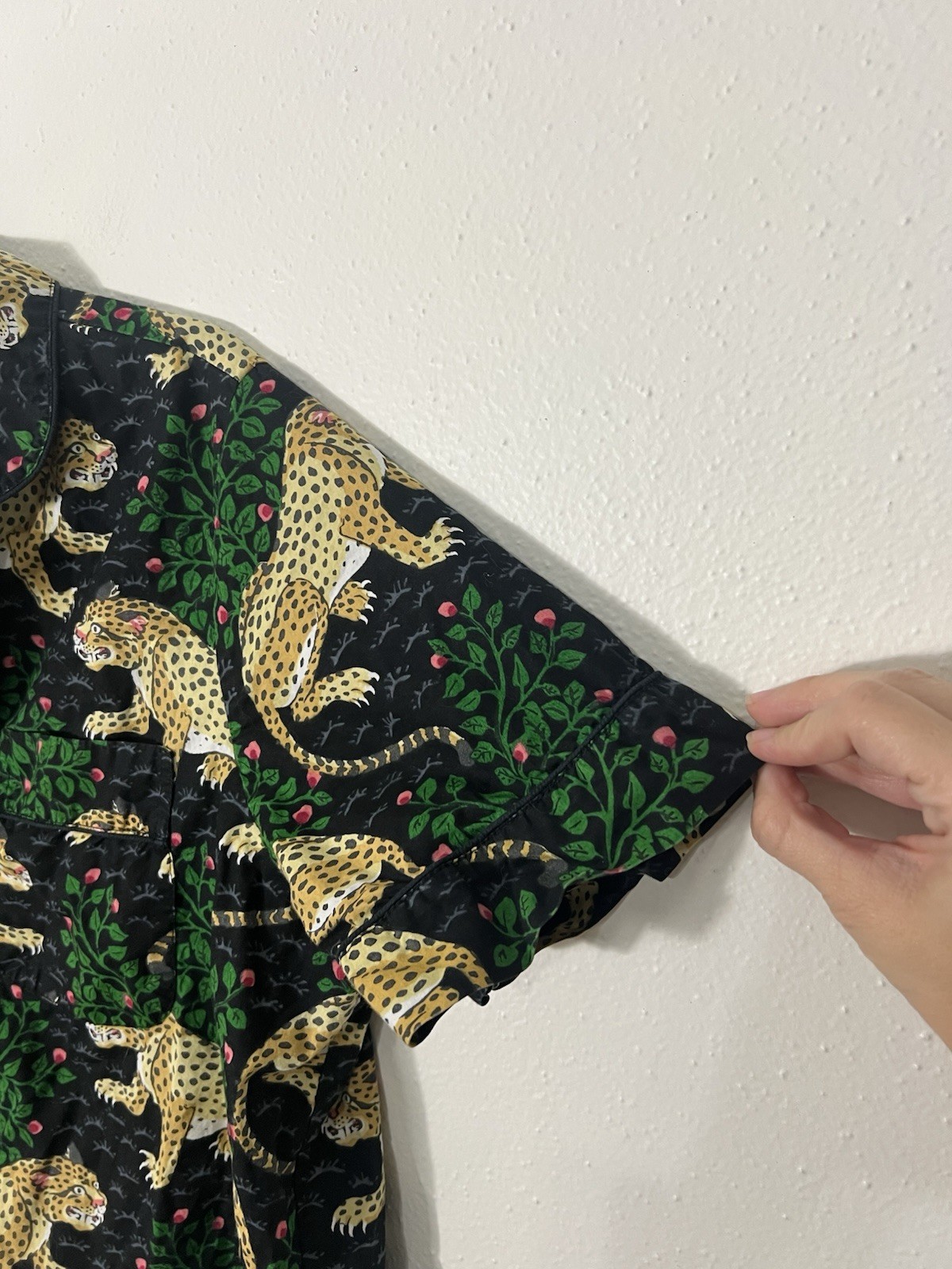 Printfresh Bagheera Leopard Print Short Sleeve Or… - image 6