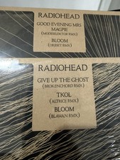 RADIOHEAD: Give up the ghost & Good evening Mrs magpie  - 2 records SEALED