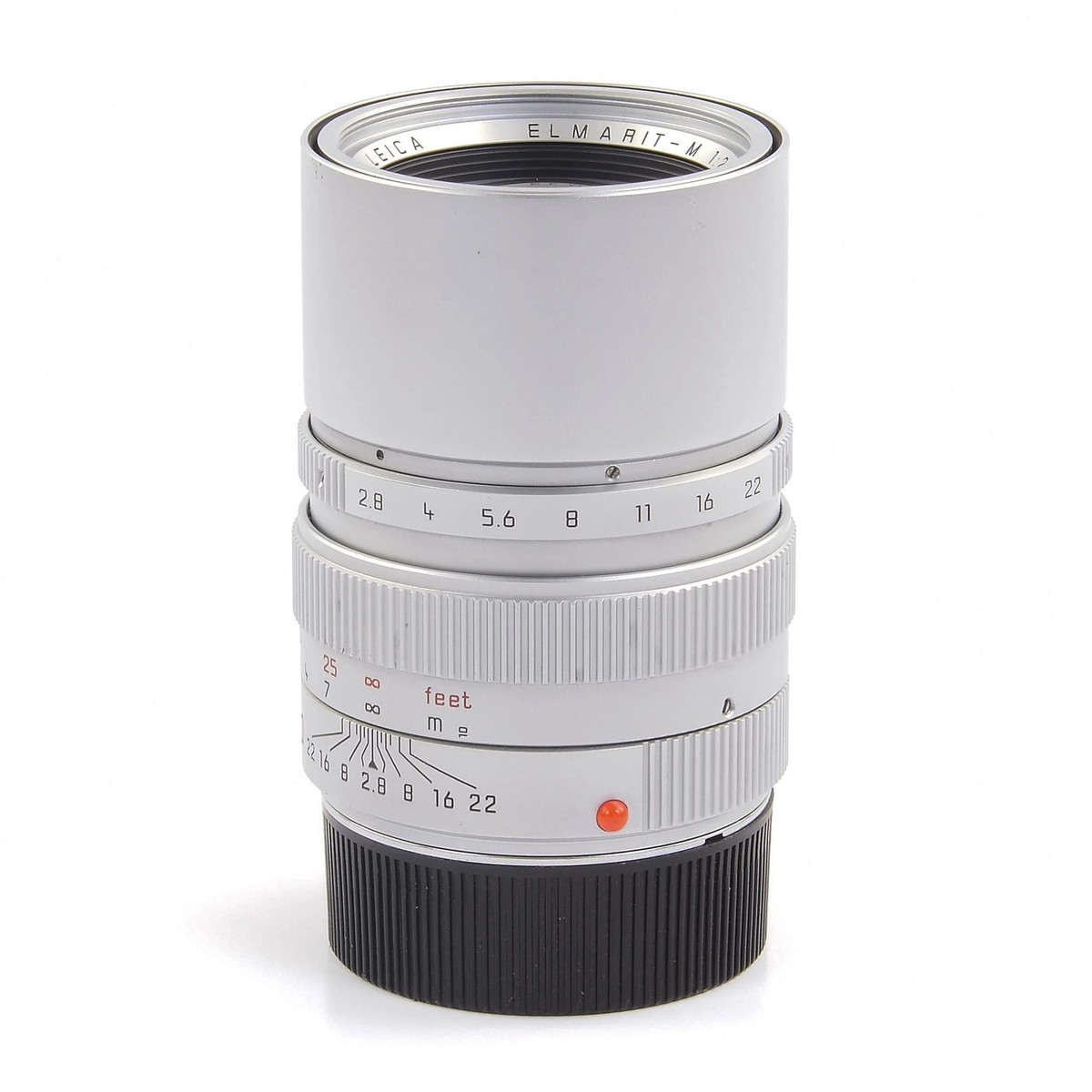 LEICA 90MM F2.8 ELMARIT-M SILVER 11808 #1046 | eBay