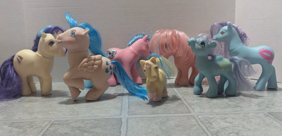 Lote de 7 My Little Pony G1 vintage Foto 2 de 4