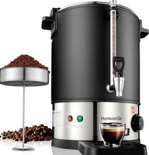 50 Cup Commercial Coffee Urn 304 Stainless Steel 1200W Double Insulated