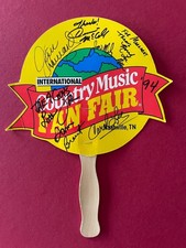 1994 Country Music Fan Fair - Music Concert - Paper Hand Fan + Autos