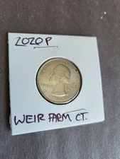 2020 P Weir Farm National Park (CT) Uncirculated Quarter