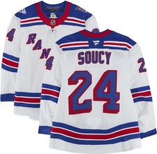 Carson Soucy New York Rangers GU #24 White Set 1 Jersey from 2025-26 NHL Season