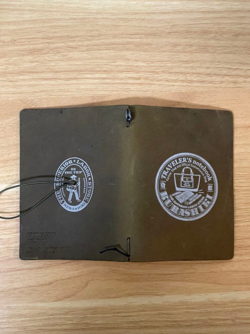 Traveler’s Company CUSTOM T.S.L Kurashiki Passport Size Olive Notebook Rare 2026