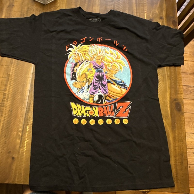 Toei Animation Dragon Ball Z Goku Black Men's M Crew Neck Cotton Graphic Tee