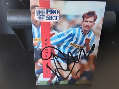 DEAN EMERSON - COVENTRY CITY handsignierte PRO SET SERIE #1 Fußball Sammelkarte