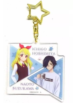 Schlüsselanhänger Ichigo & Suzukawa (Aikatsu!) Neu gezeichneter Acryl...