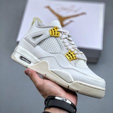 Jordan 4 retrò oro metallizzato AQ9129-170 nuovo