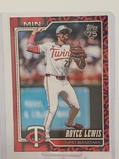2026 Topps Team Color Border #115 Royce Lewis Twins (AC)