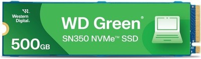 500GB WD Green SN350 NVMe Internal SSD Solid State Drive - Gen3 PCIe, M.2 228...