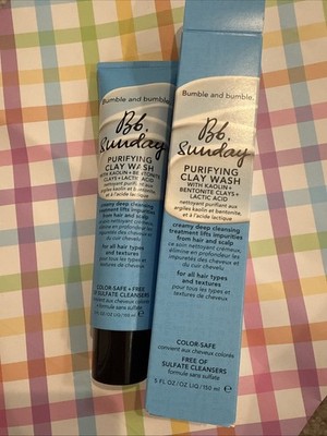 Bumble Bb. Sunday Deep Cleaning Purifying Clay Wash 5 oz - New In Box Free Ship