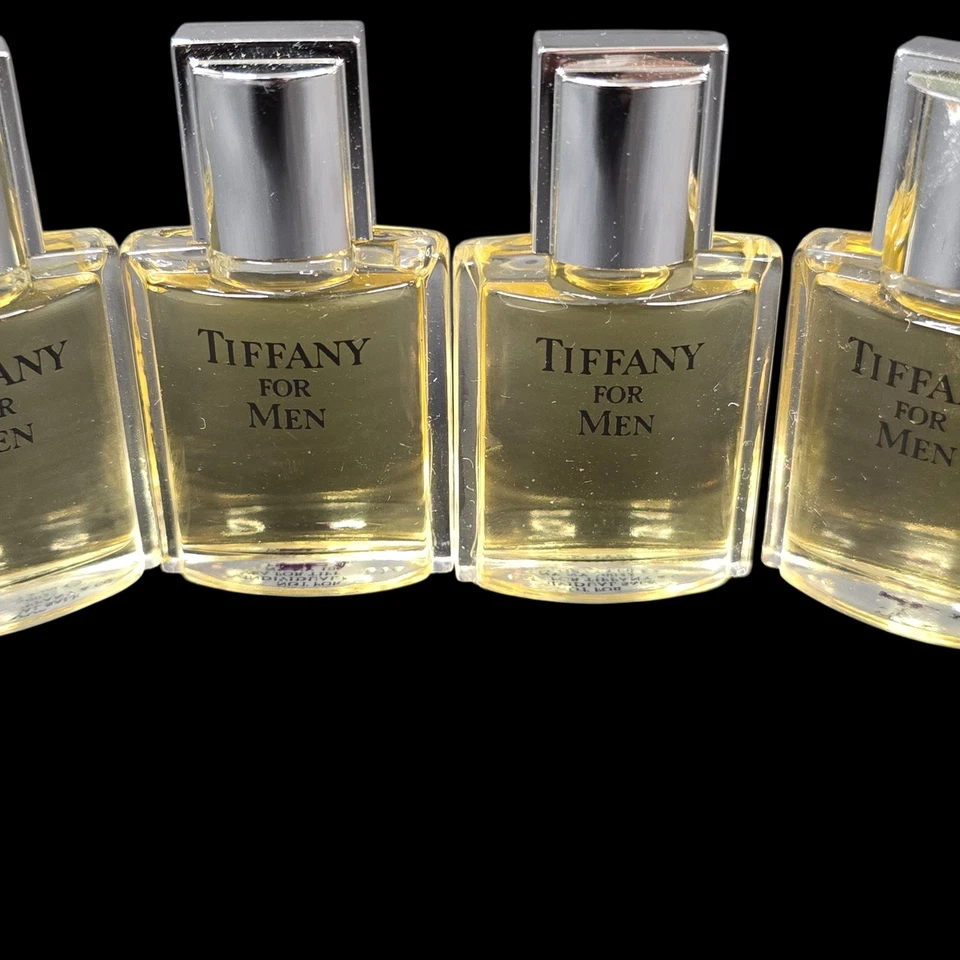 Винтажный мужской одеколон Tiffany 0,25 унции набор из 4 - Изображение 4 из 4