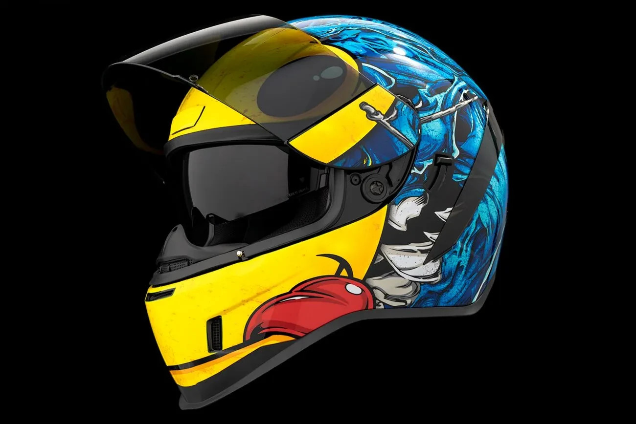 Casque de moto ICON Airform Brozak MIPS avec intérieur anti-transpiration amovible taille M
