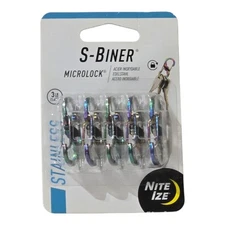 Nite Ize 5-Pack S-Biner MicroLock Stainless Steel Carabiner - Spectrum