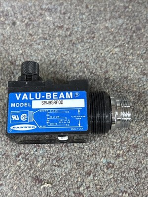 Banner SMW95RFQD Valu-Beam Receiver  12-28V DC 26178 ( Missing Plastic Screw)