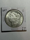 1887-S Morgan Silver Dollar Nice AU/UNC Better Date