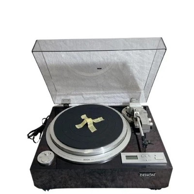 Denon DP-59L Turntable Record Player 100V Tested Works Japan w/ Headshell Cartri