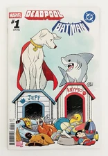 Deadpool/ Batman #1 Gurihiru Variant 2025 Jeff the Land Shark Krypto ~ 1st Print