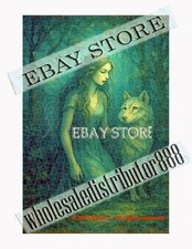1000 piece jigsaw puzzle Mystical fairy wolf fantasy woodland wolf
