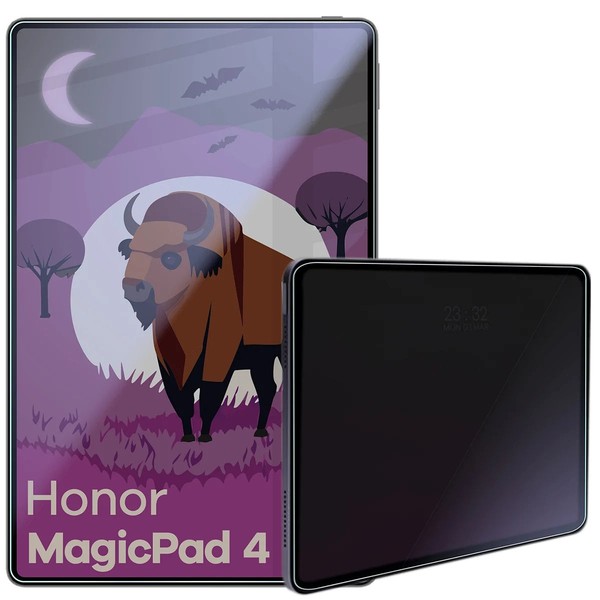 Sichtschutzglas FüR Honor Magicpad 4 Bizon Hybridglas Blickschutz Glas-image