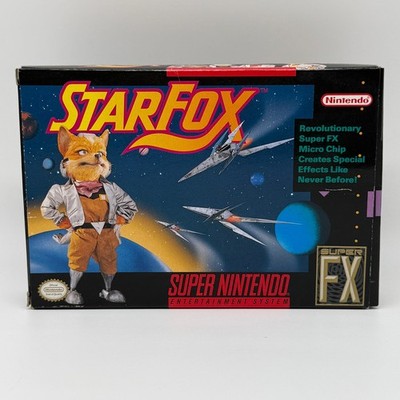 Star Fox (Super Nintendo, 1993) Authentic SNES Complete CIB - Tested