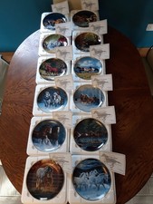Horses For All Seasons By Chris Cummings Set Of 12 Horse Plates Danbury Mint