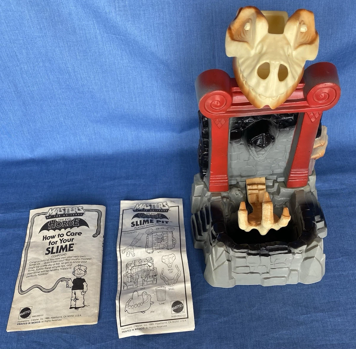 VINTAGE HE MAN SLIME PIT PLAYSET MOTU masters of the universe mattel