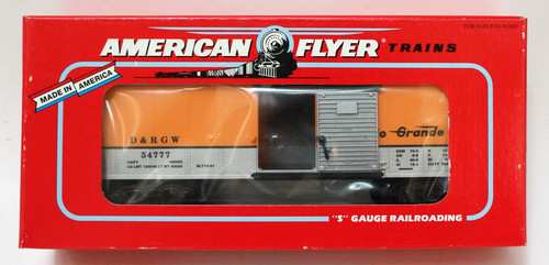 Coche de caja American Flyer de Lionel 6-48204 calibre S 1996 TCA D&RGW 54777 NUEVO EN CAJA | Zustand: New