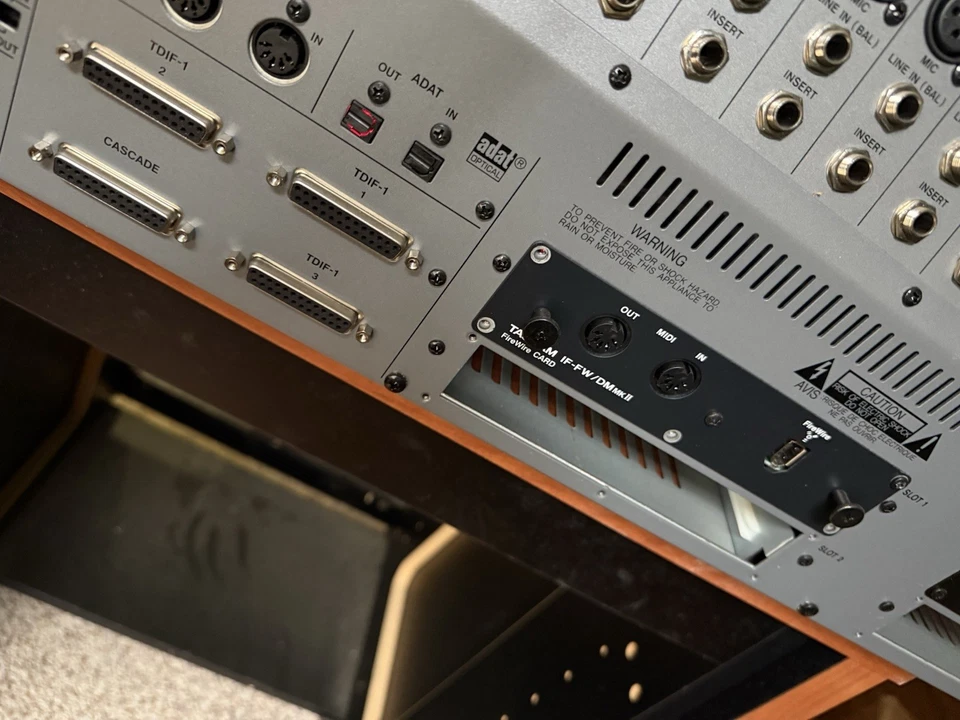 Tascam DM-4800 Digital Mixer 64 With MU-1000 Meter Unit - Great Shape Used - Image 3 of 4