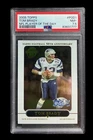 2005 topps #POD1 tom brady; gold foil variation /250 NFL player of day PSA 7.5