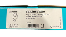 10 Coloplast 18665 SenSura  Mio 1-Piece Ostomy Pouch