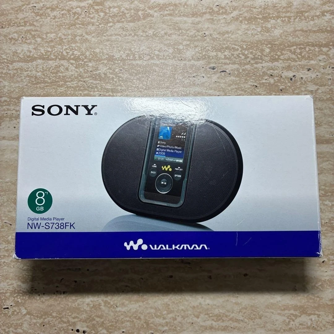 Sony Walkman NW-E062K Pink Speaker Dock Complete Box Near Mint Japan 9153