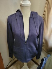 Blue Small Womens Zip Up Hoodie