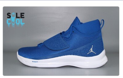 Nike Air Jordan Super Fly Pro Blue Basketball Men's Shoes 881571-406