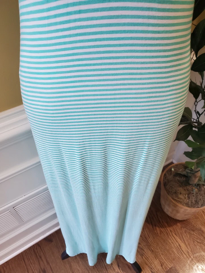 Maxi vestido Body Glove para mujer suave ligeramente transparente pequeño Foto 3 de 4