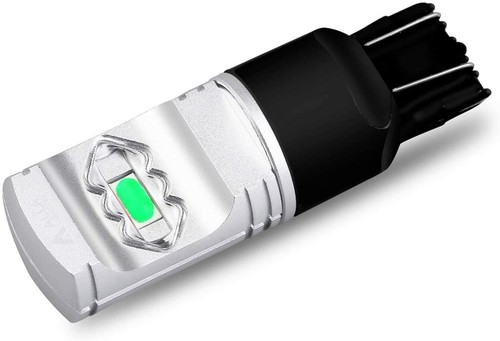 LED 7443 Ice-Blue Front Turn Signal Bulbs for RAM Ford GMC, Light Blub,Sky Blue - Picture 6 of 10